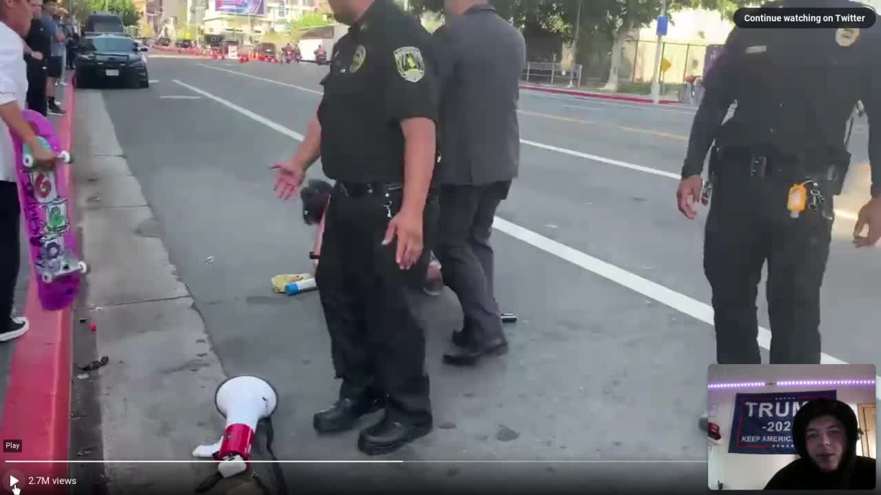 Pro- Abortion Protester Who Got Too Close to Biden's Motorcade