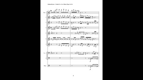 Prelude No. 1 in A Minor (String Orchestra)