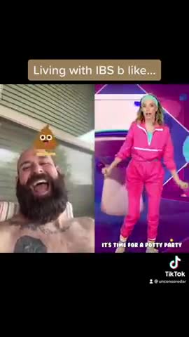 Who else has #IBS? Comment below 👇 #silly #funnyvideo #pottyparty