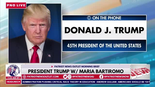 President Trump Live w/ Maria Bartiromo 4/29/2021