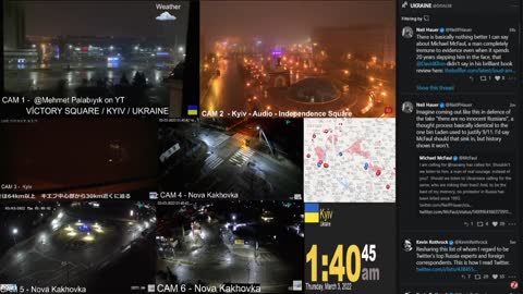 Explosion in Kiev at 2:18am Kiev time