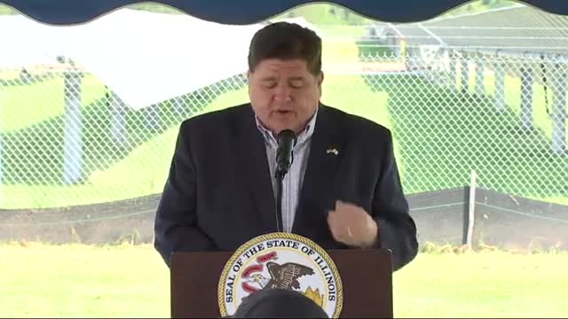 'A Revolution': Gov. J.B. Pritzker Applauds Illinois Solar Power Energy