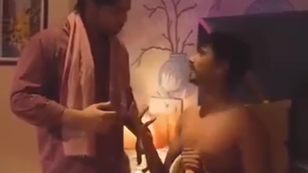 Mad boy whose wife was doing wrong things with the servant?