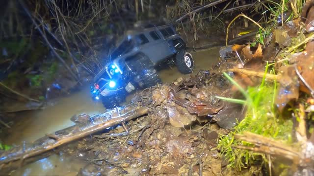 TRX 4 Defender mud ride