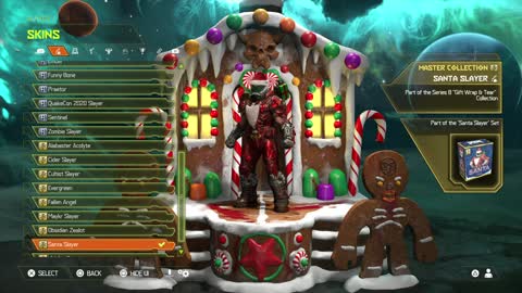 DOOM Eternal Santa Slayer,Cider Slayer & Evergreen Slayer Skins