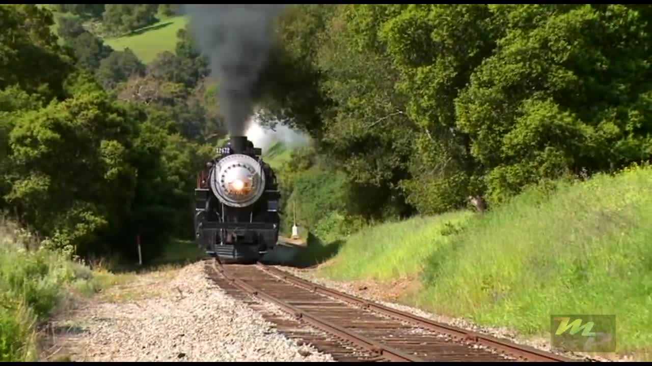 Lots of Big American Steam Trains | Lots & Lots of Trains