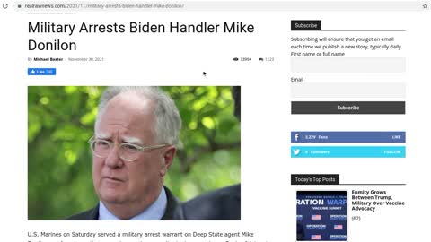 Biden's 2nd Handler Mike Donilon Arrested