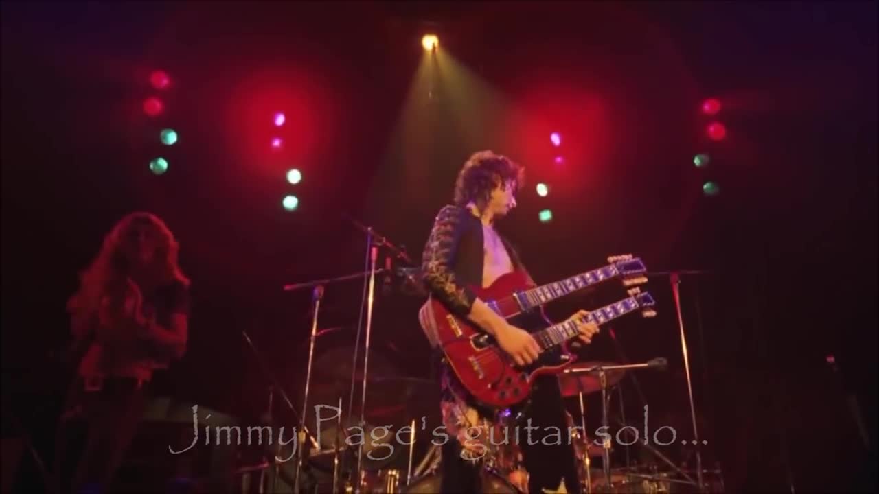 Led Zeppelin - Stairway to Heaven LIVE (Lyrics) HD+