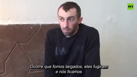 sent you Soldados ucranianos que se renderam contam como seu comando os abandonou