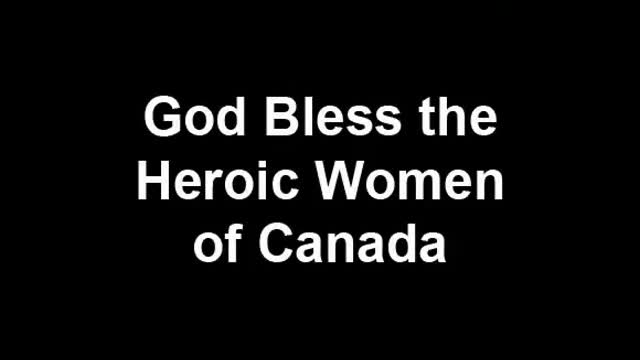 Canadian women speak out for freedom