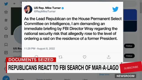 Republicans rush to Trump defense after FB1 @xecutes search warrant at Mar-a-Lago