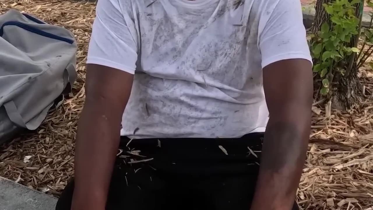 Blessing a Man Who Cooks for the Homeless!