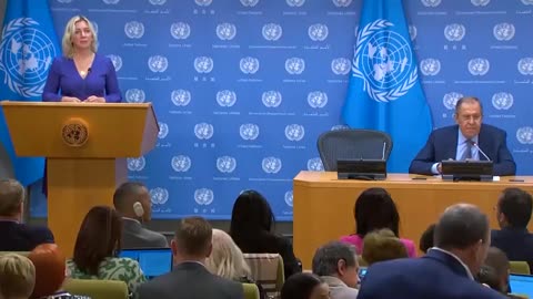 2022-09-26 ( English) Russia's Sergey Lavrov's news conference the UN General Assembly.