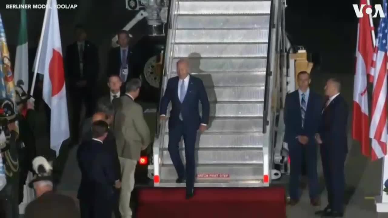 President Biden has arrived in Munich to attend the G7 summit in the alpine town of Garmisch. At 2