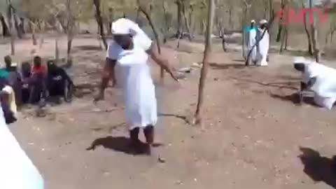 Demons possessed woman in Africa