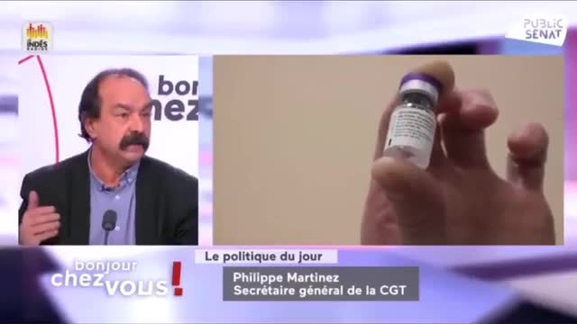 Philippe Martinez pour la vaccination obligatoire des travailleurs (Covid19 France)