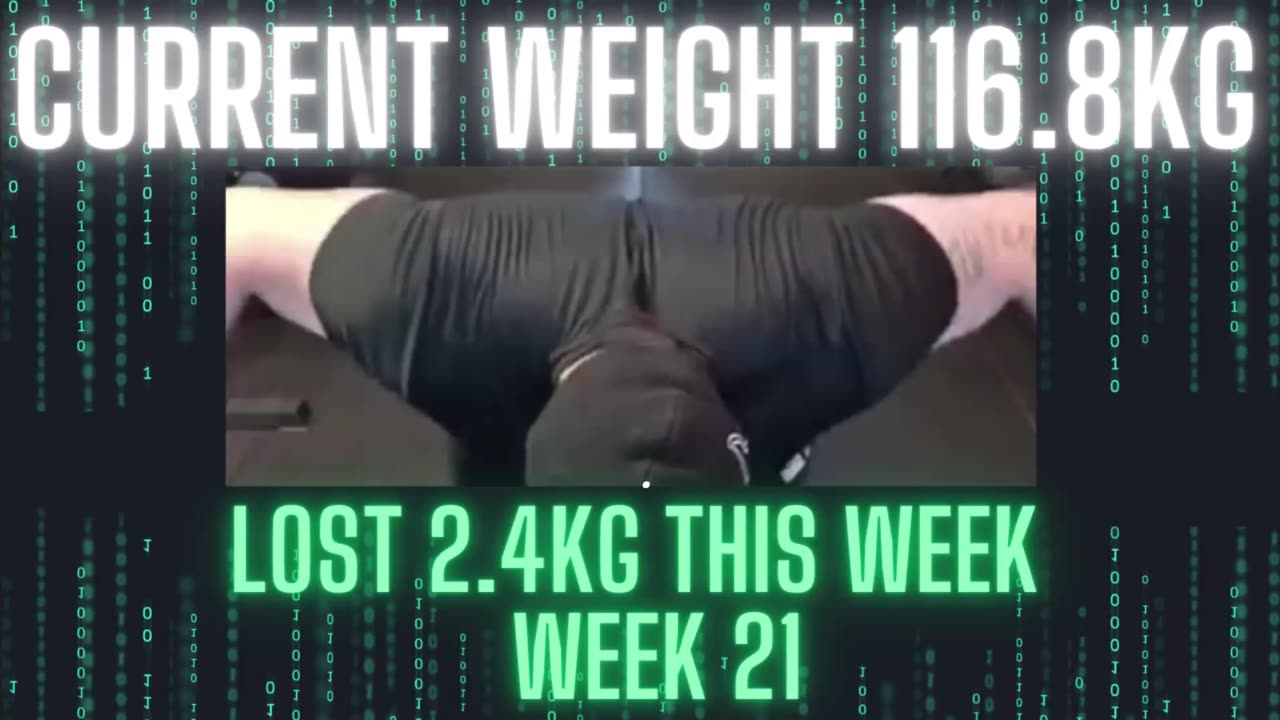 current weight 116.8kg Lost 2.4Kg this week 21 transformation pictures in 5 weeks diet and training