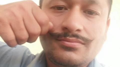 Sword shape mustache, sirupate junga