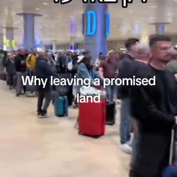 NOW THEY`RE RUNNING "FROM THEIR" PROMISED LAND