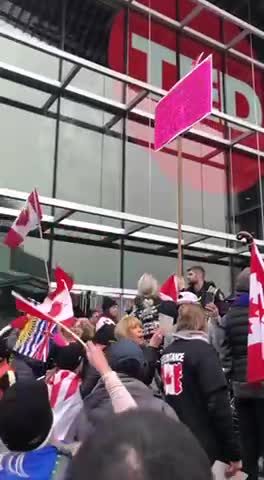 Arrest Bill Gates!!! Rally at TED talk in Vancouver CANADA 🇨🇦
