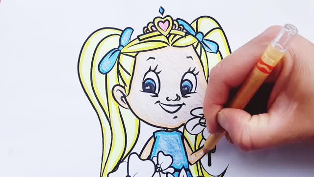 Diana Kids Show Coloring Book/Diana Princess of flowers