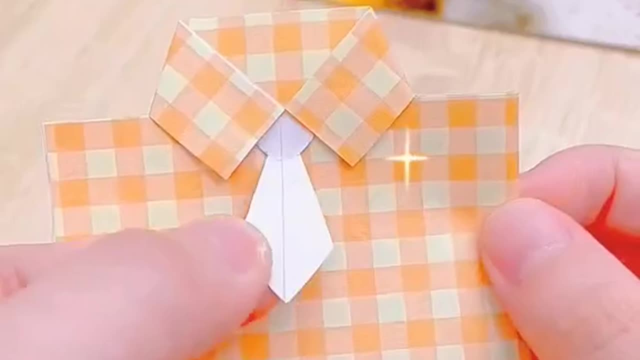 DIY Paper Cut Origami: Shirt