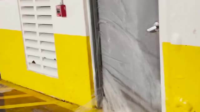 Massive Flooding in Underground Parking Garage