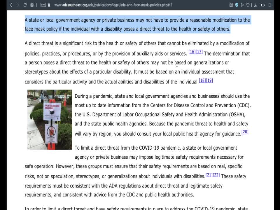 Exposing the BS of Southeastern ADA Center.