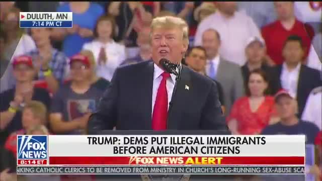 Trump: "So we have a single protester. He's going home to his mom."