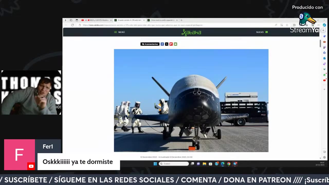 La misteriosa nave X-37B del Pentagono y el Shenlong, su equivalente chino (22-12-23)