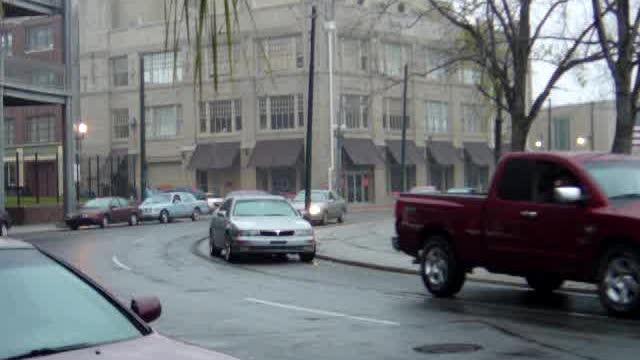 The General Lee drifting in Lee Circle