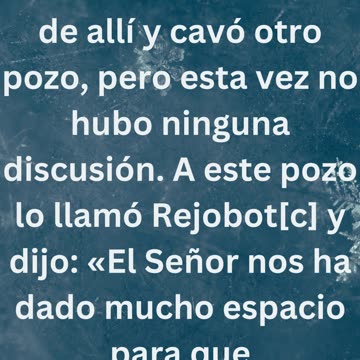 "Rehobot: Un Espacio de Paz y Abundancia"Genesis 26:22