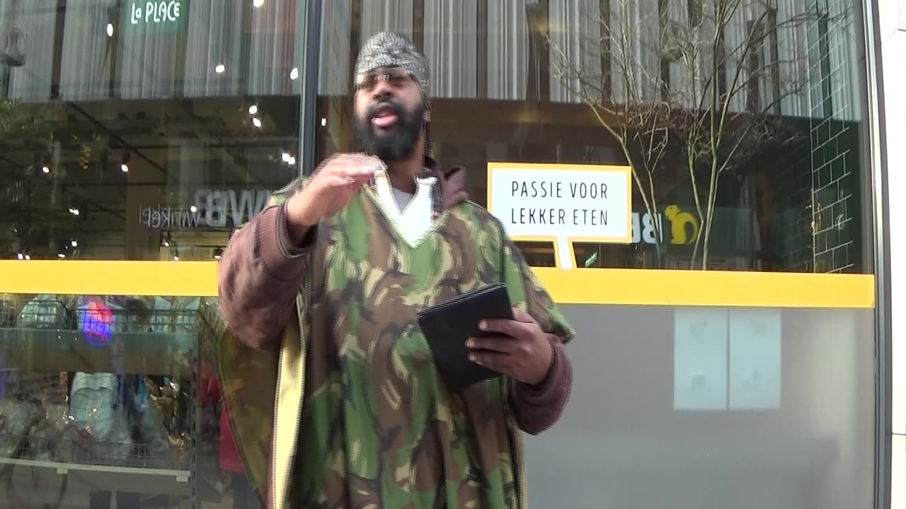 Hebrew Israelites Prophetic Camp Street Teaching 11-11-2023 The Hague (Netherlands)