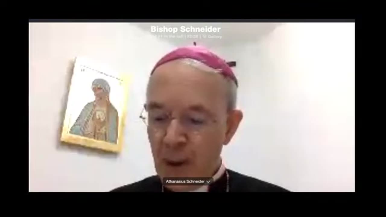 Live Stream With Bishop Athanasius Schneider