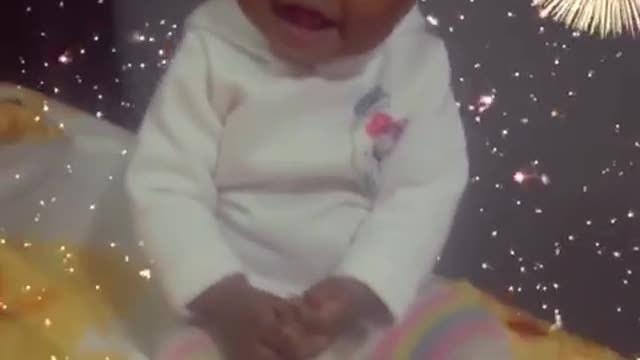 Cute baby with lovely smile