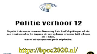 Bpoc Politie verhoor 12