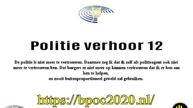 Bpoc Politie verhoor 12