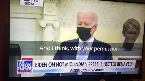 Biden Tells PM India's Modi Not To Answer Questions Hot Mic/Video