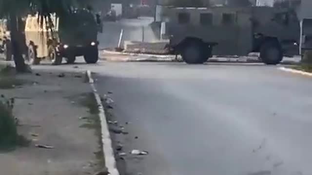 IDF Golani Brigade seen patrolling the streets and entering in Jenin before the clashes started