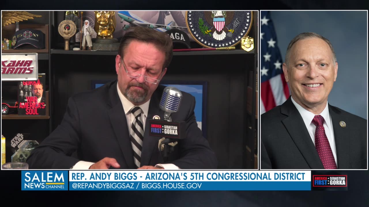 What the Russians got from Joe Biden through Hunter. Rep. Andy Biggs with Sebastian Gorka