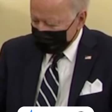 Sleepy Joe Takes A Nap During His Meeting