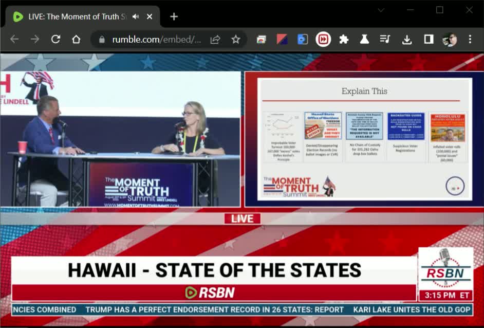 Corinne Solomon, Audit The Vote Hawaii