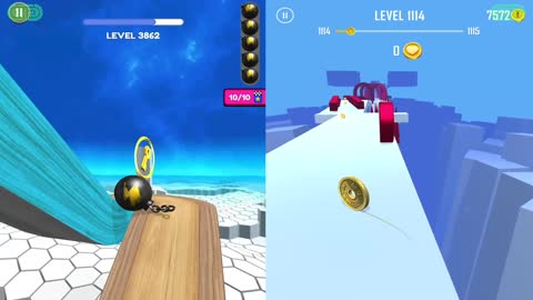 Going Balls Vs Coin Rush - Android iOS Gameplay Walkthrough - Mobile Games - 178