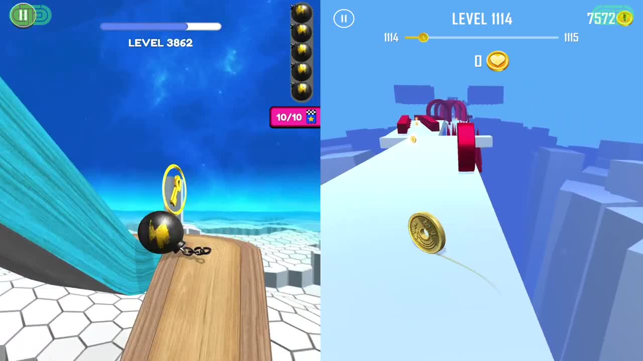 Going Balls Vs Coin Rush - Android iOS Gameplay Walkthrough - Mobile Games - 178
