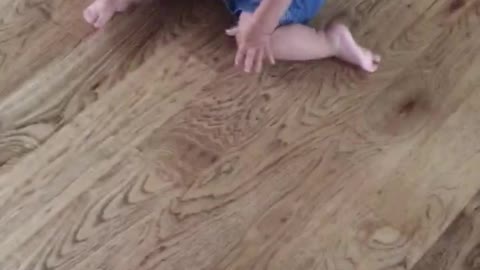 Tiny Bucket Head Goes Full Speed Ahead Into Living Room Wall