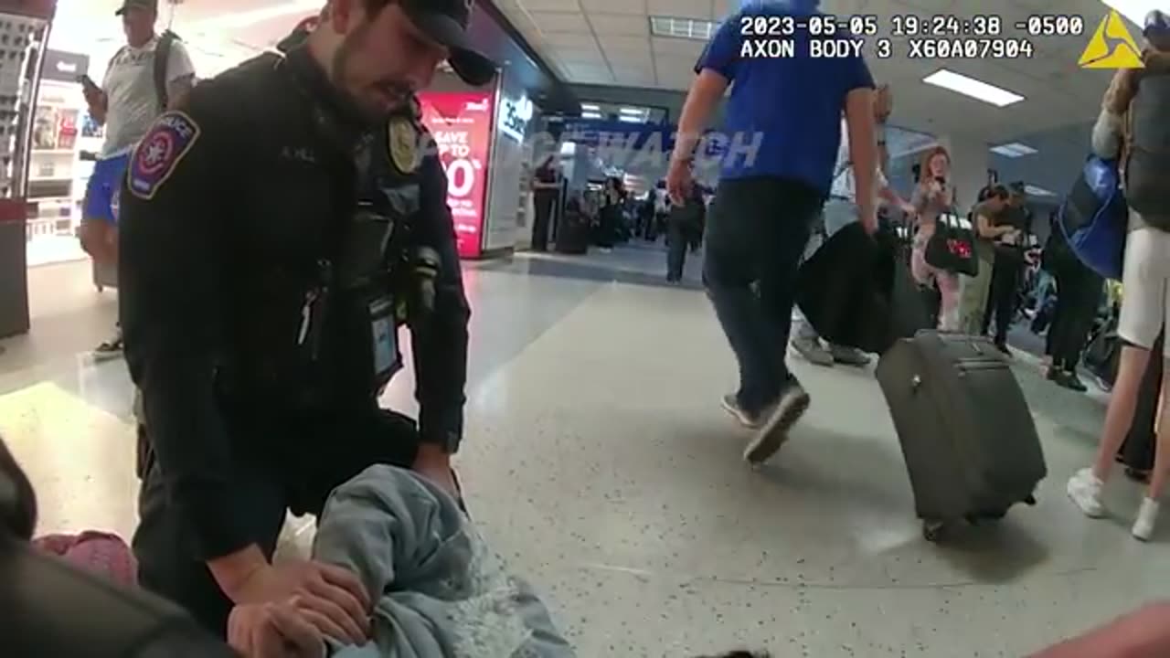 Crazy Drunk Woman -- Police Can't Arrest Her