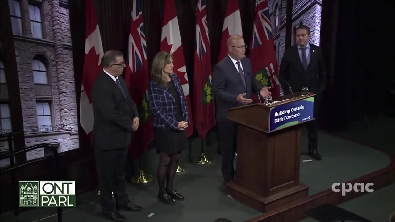 Canada: Ontario Municipal Affairs Minister Steve Clark holds a news conference – June 16, 2023