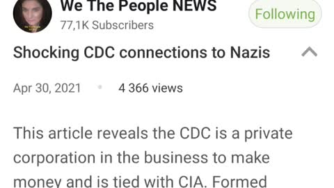 USA=NAZIS...CDC=CIA