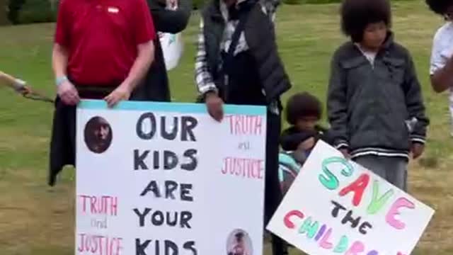 Save the Children Protest - Washington DC