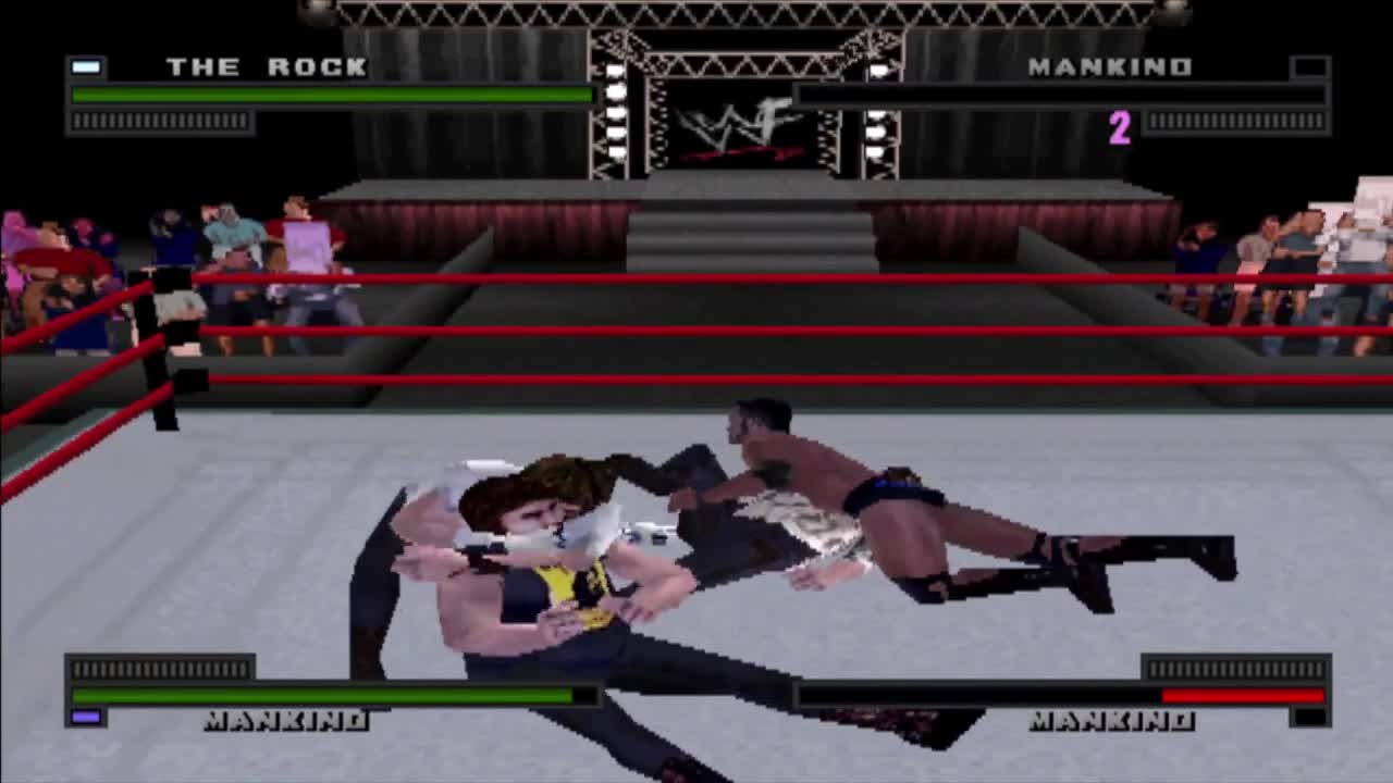 WWF Attitude PS1: Tornado match #3